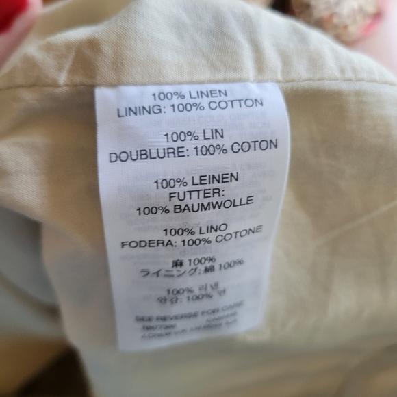 J. Crew Cream Linen Striped Skirt - Picture 4 of 4